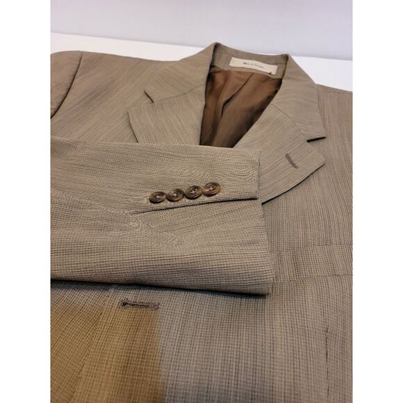 Ralph, Ralph Lauren mens suit jacket,‎ brown, small check 44 - Picture 1 of 7